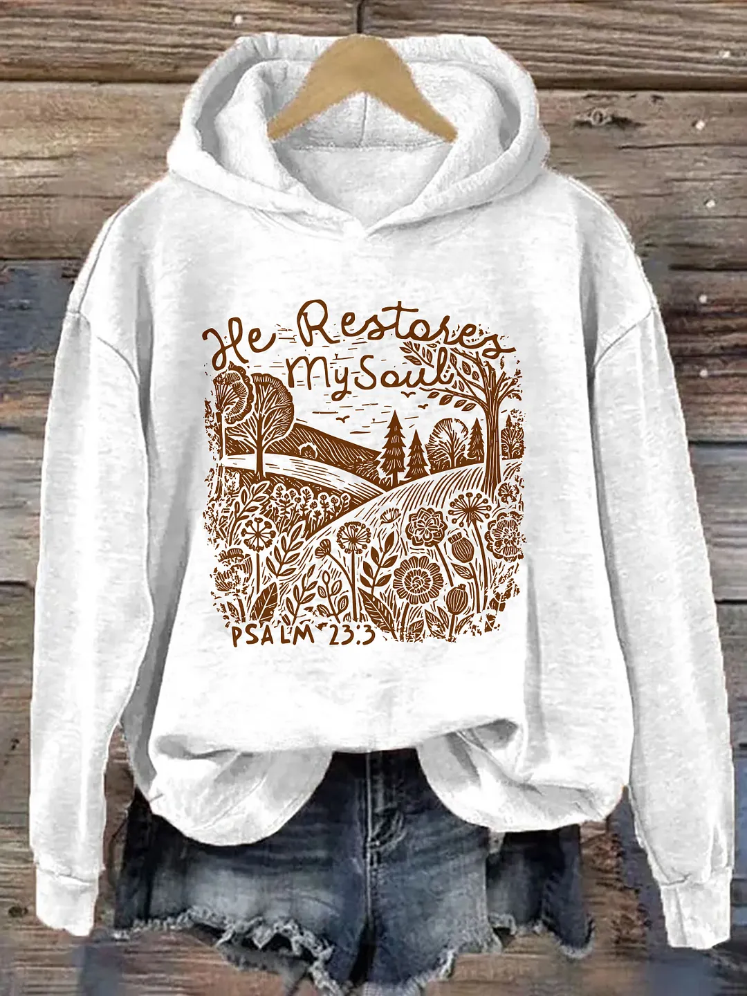 He Restores My Soul Hoodie