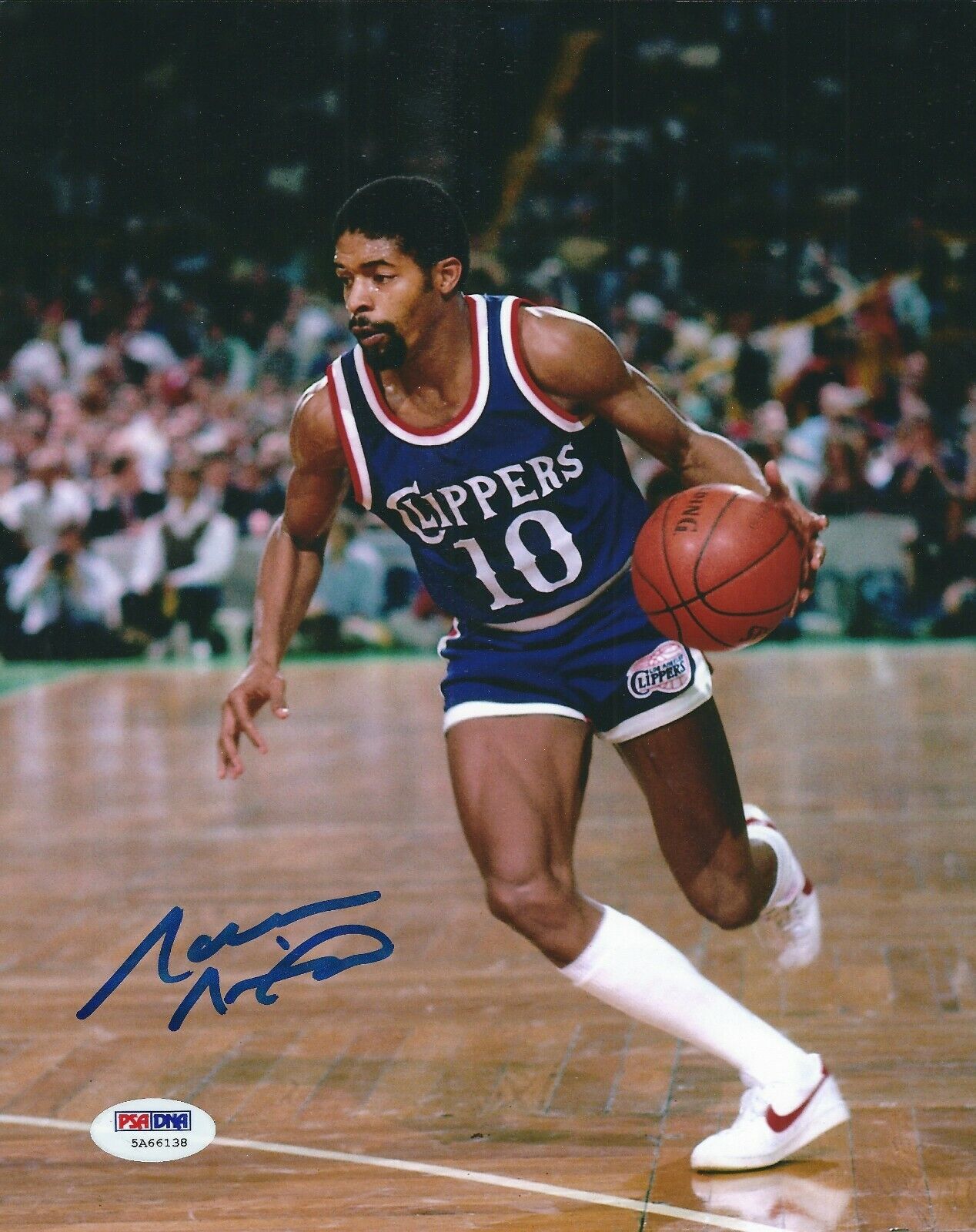 Signed 8x10 NORM NIXON Los Angeles Clippers Autographed Photo Poster painting PSA/DNA Hologram