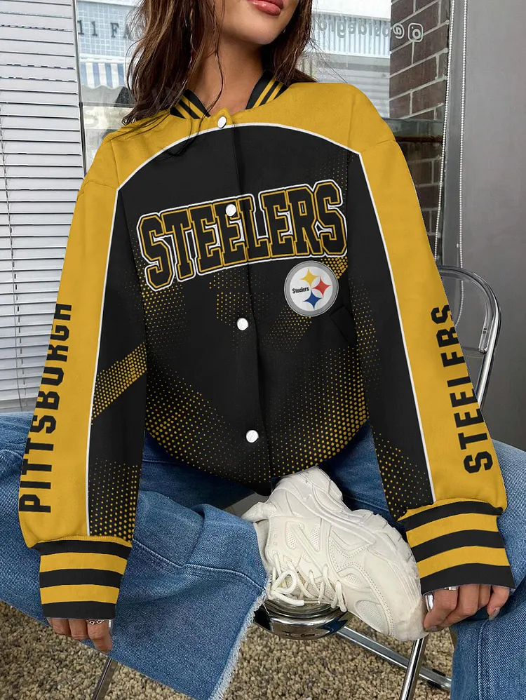 Pittsburgh Steelers  National Football League 2024 Make Your Mark Unisex Varsity Jacket