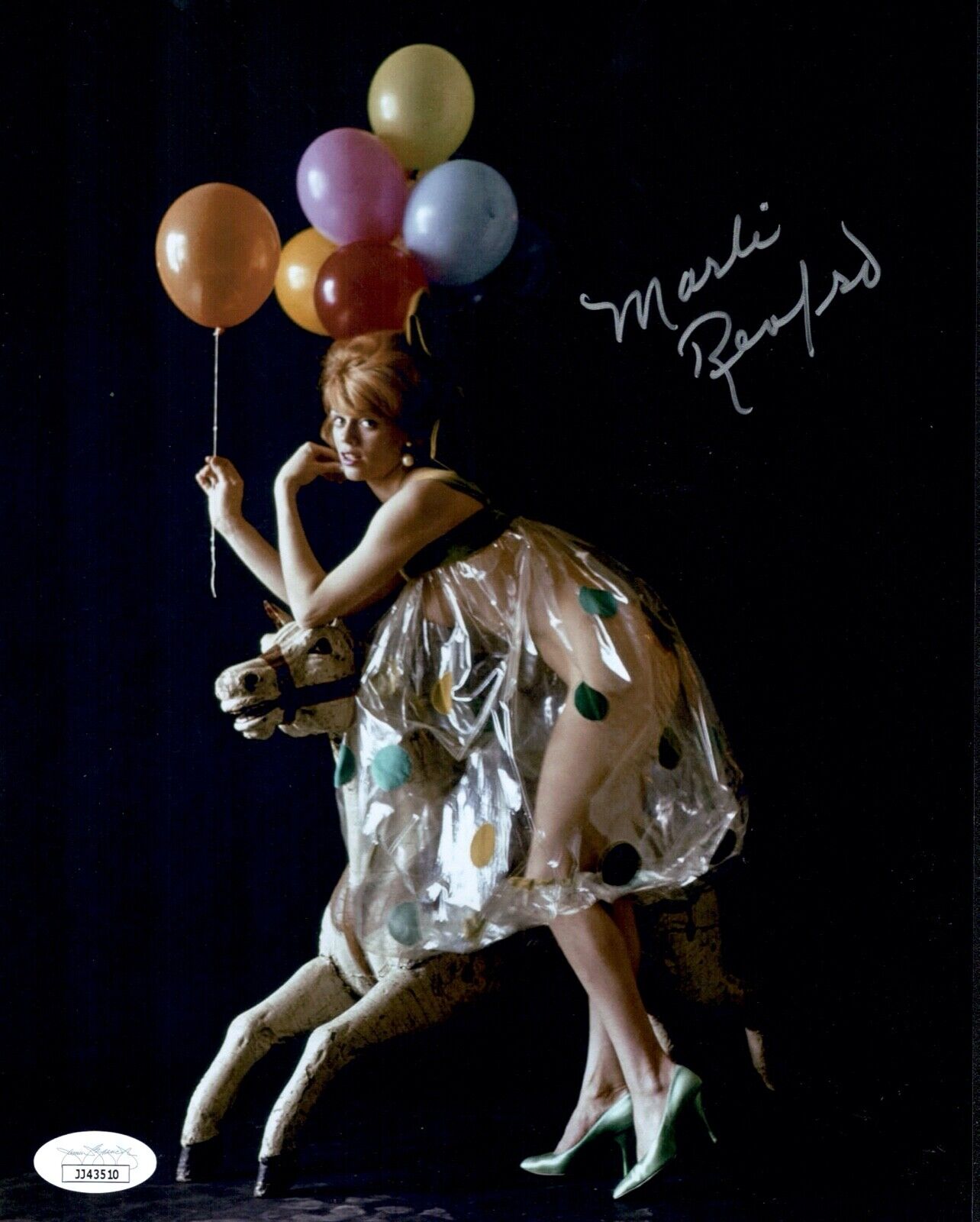 MARLI RENFRO Signed PLAYBOY 8x10 Photo Poster painting PSYCHO Shower Double Autograph JSA COA