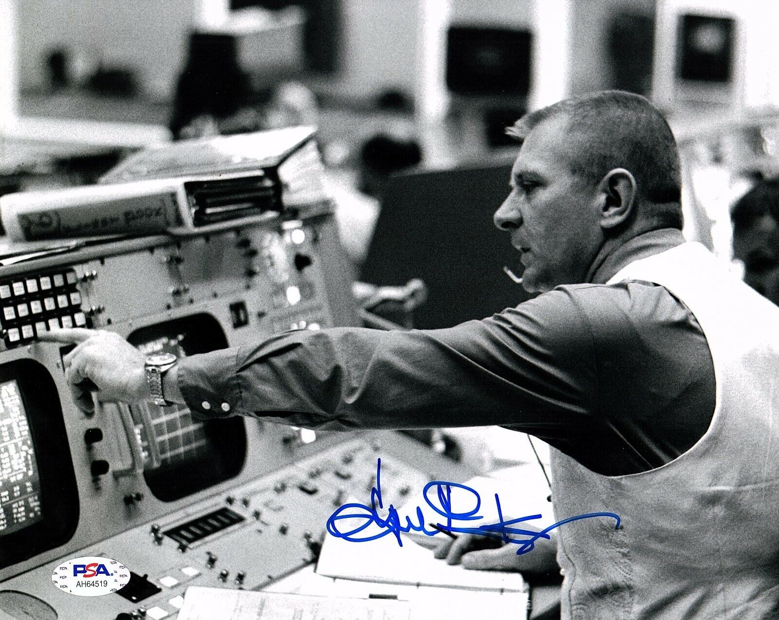 EUGENE KRANZ Signed Autographed 8X10 Photo Poster painting NASA, APOLLO 13, PSA/DNA #AH64519