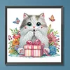 Diamond Painting-DIY Crystal Rhinestone Surprised Kitty