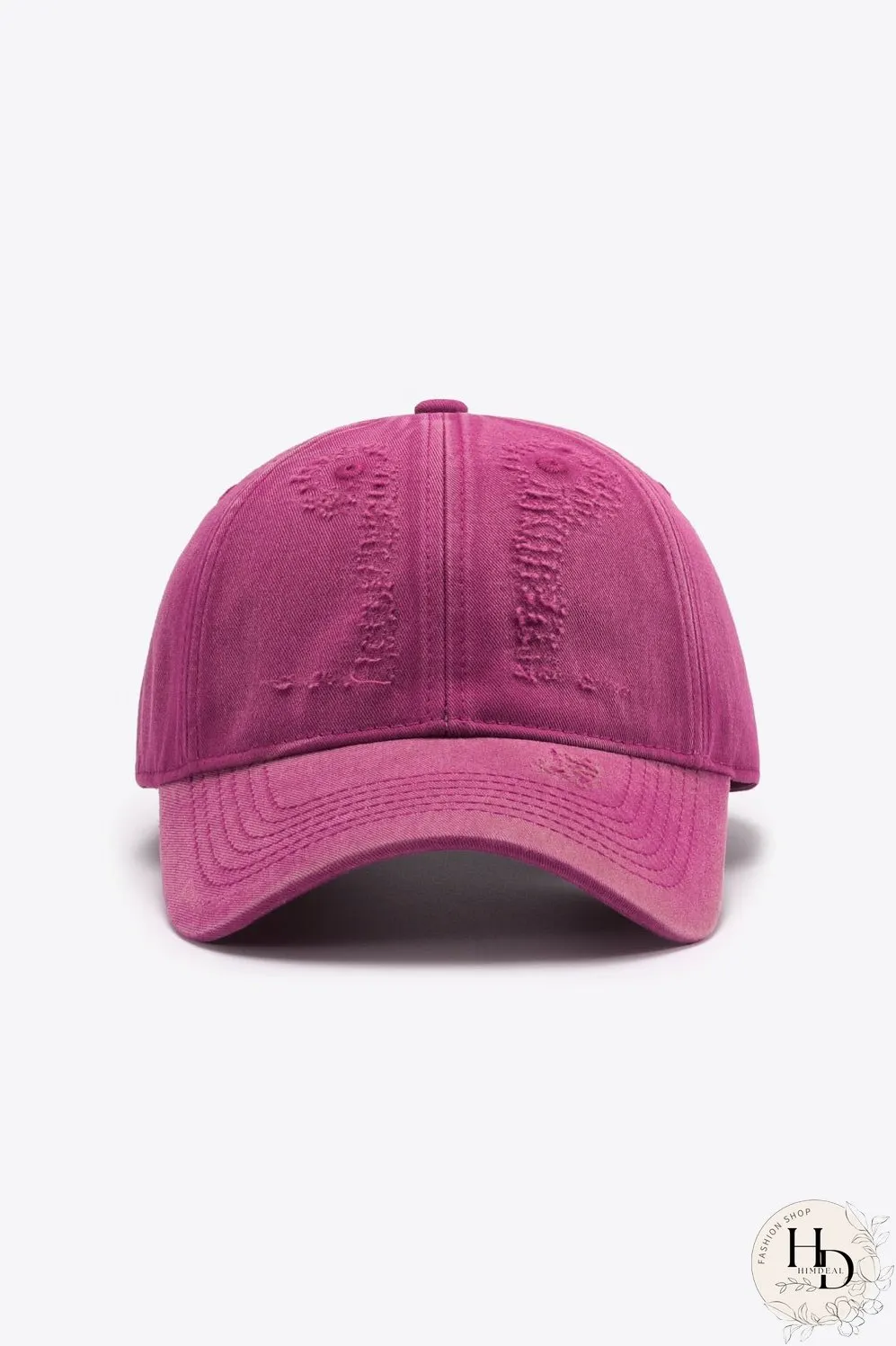 Distressed Adjustable Baseball Cap