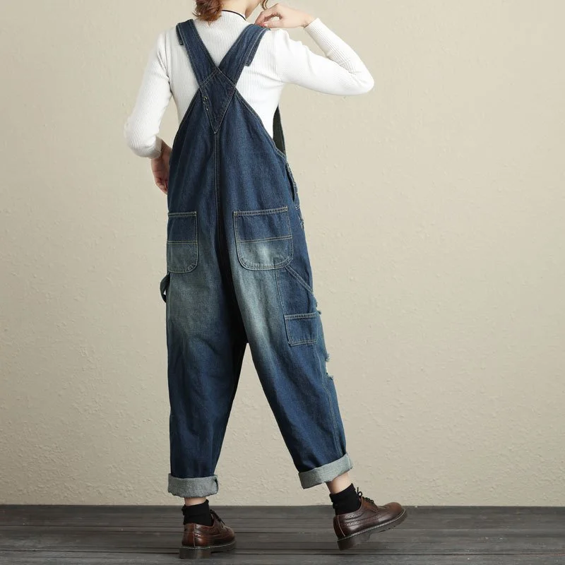 Light Color Bib Jeans
