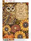 Diamond Painting-DIY Crystal Rhinestone Owl Saying