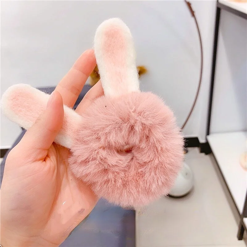 Cartoon Plush Hair Loop Hair Rope