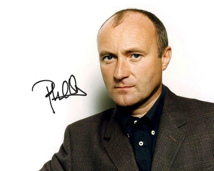 REPRINT - PHIL COLLINS Genesis Drummer Singer Signed 8 x 10 Glossy Photo Poster painting RP