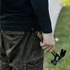 Camping Tent Staple Hammer Aluminum Alloy Hammer for Hiking Gardening (Black)