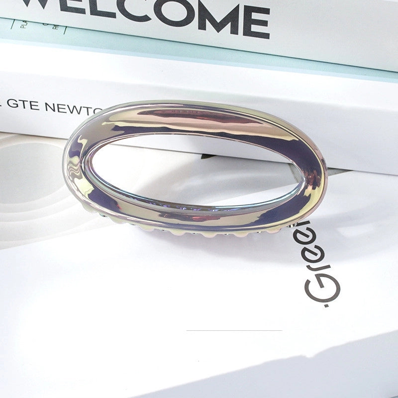 Fashion Geometric Pc Plastic Resin Sequins Hair Claws 1 Piece