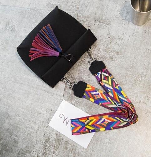 2022 New Women Messenger Bag Tassel Crossbody Bags For Girls Shoulder Bags Female Designer Handbags Bolsa Feminina Bolsos Muje