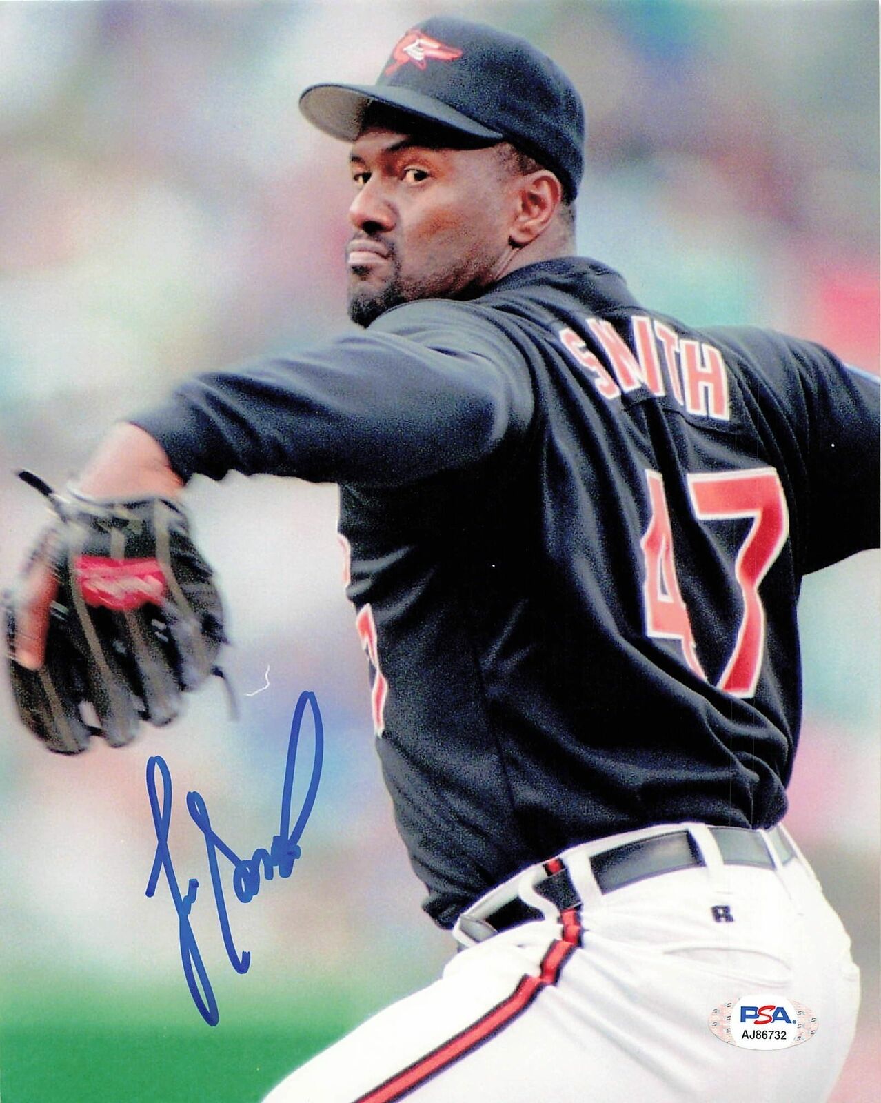 LEE SMITH signed 8x10 Photo Poster painting PSA/DNA St. Louis Cardinals Autographed