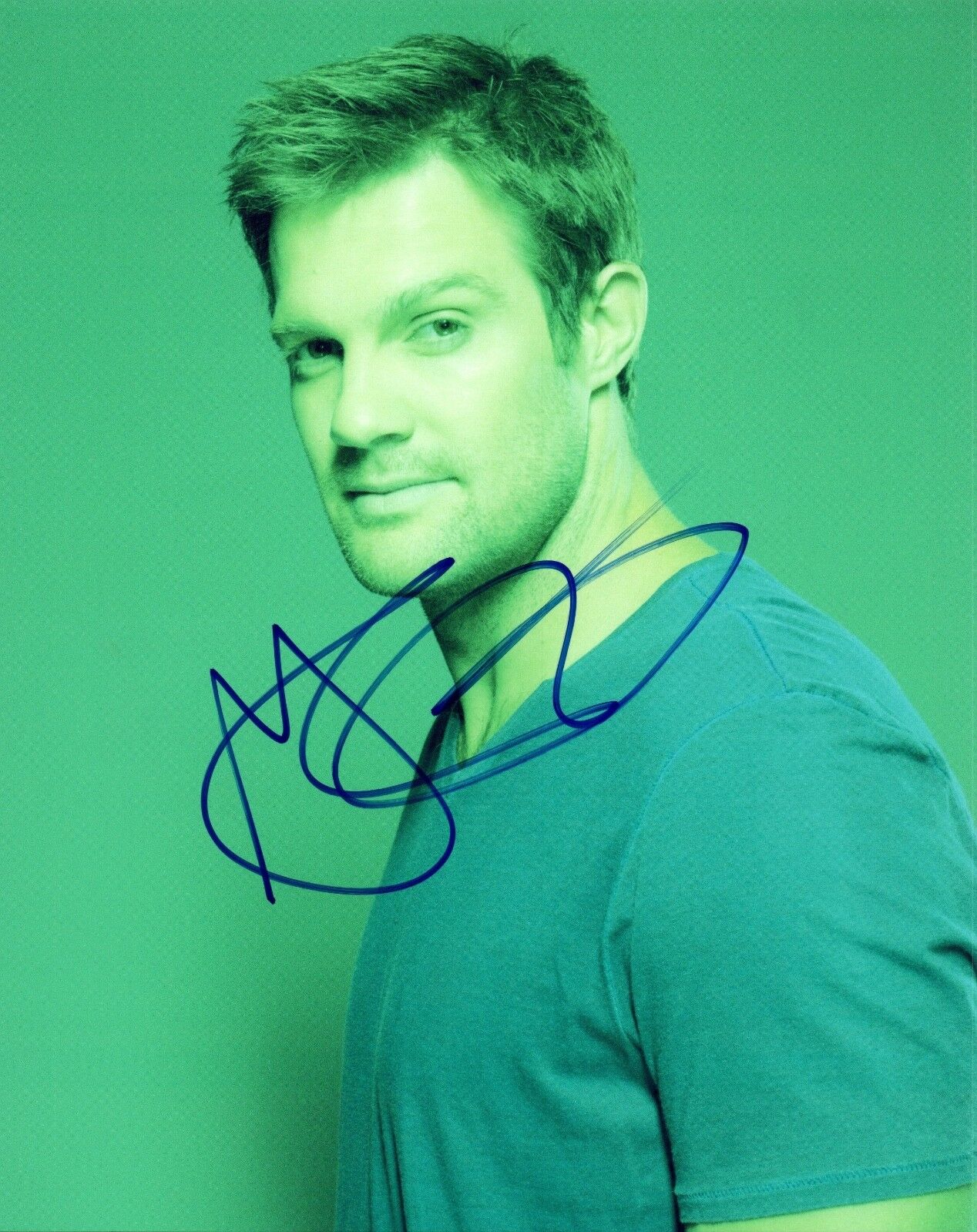 Geoff Stults Signed Autographed 8x10 Photo Poster painting Grace and Frankie 7th Heaven COA AB