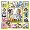 Anne Of Green Gables-14CT Stamped Cross Stitch Egyptian Cotton 30*30cm/11.81*11.81in tapestrymarket