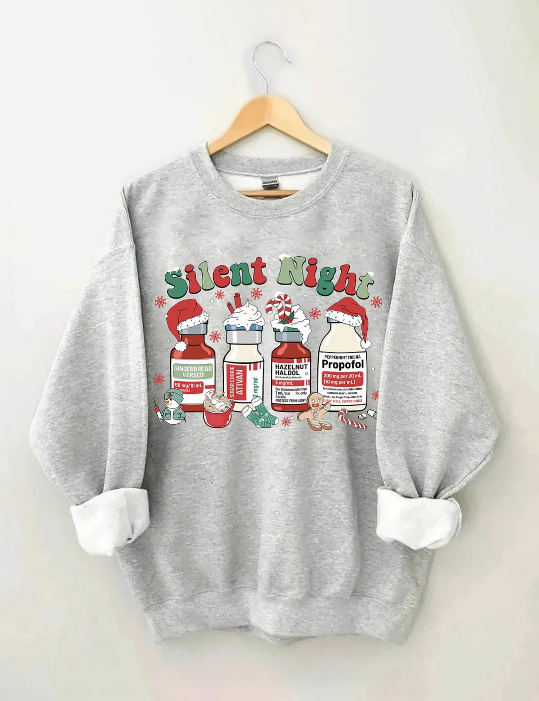 Silent Night Christmas Sweatshirt