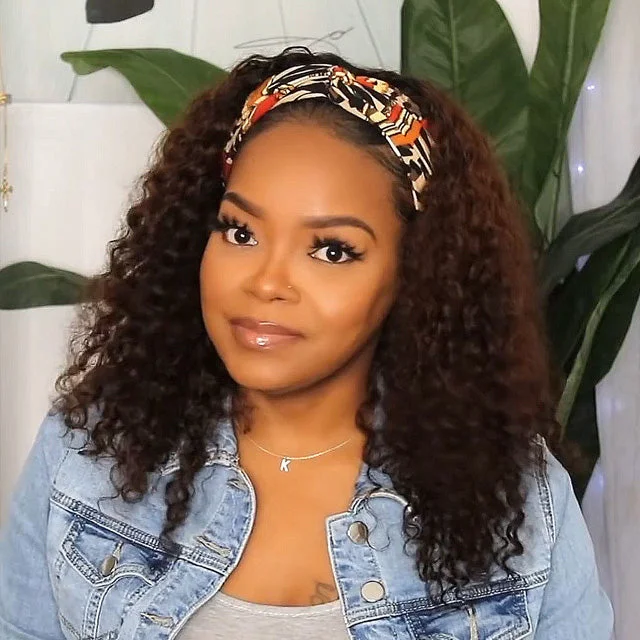 Bob Wigs Brazilian Natural Headband Wig ELCNEPAL