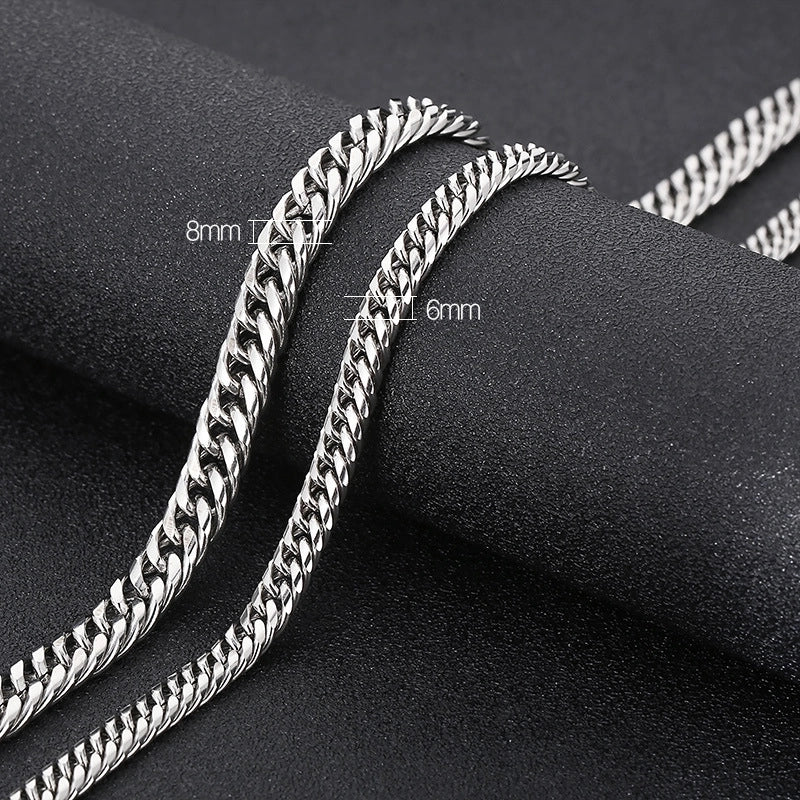 Minimalist Geometric Stainless Steel Unisex Necklace