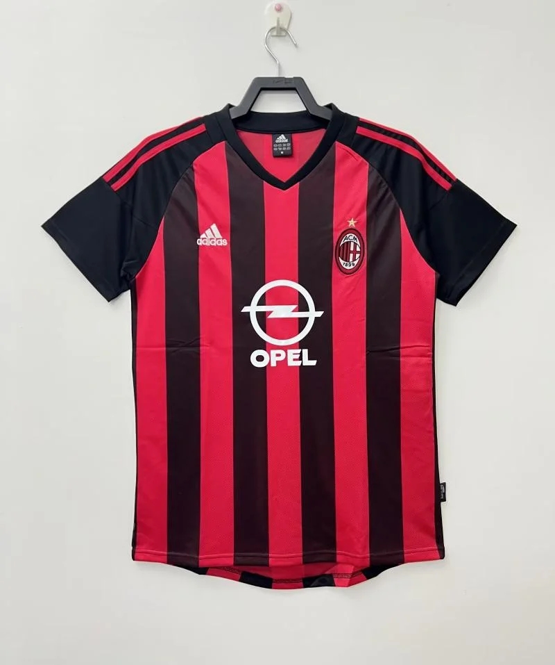2002/2003 Retro AC Milan Home Football Shirt
