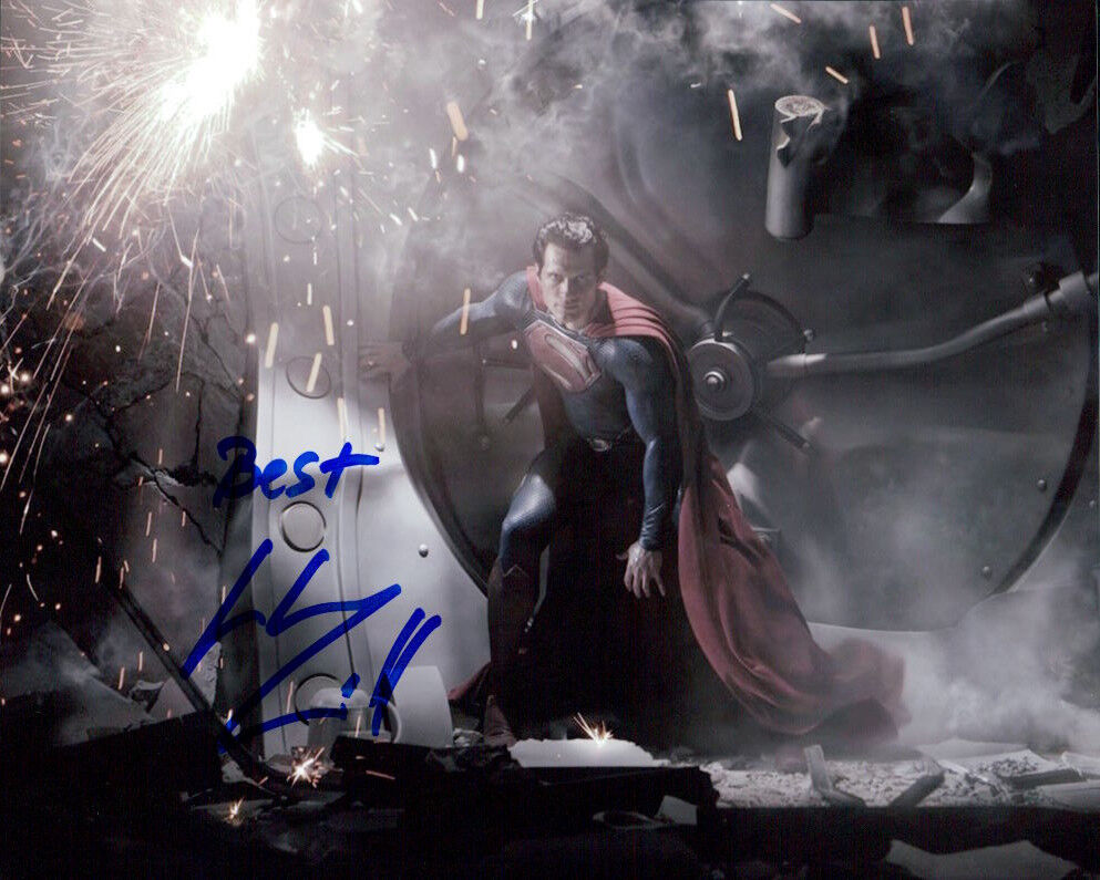 Henry Cavill (Superman vs Batman) signed authentic 8x10 Photo Poster painting COA