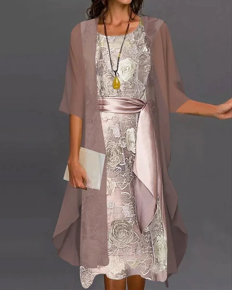 Women's Mesh Solid Color Dress