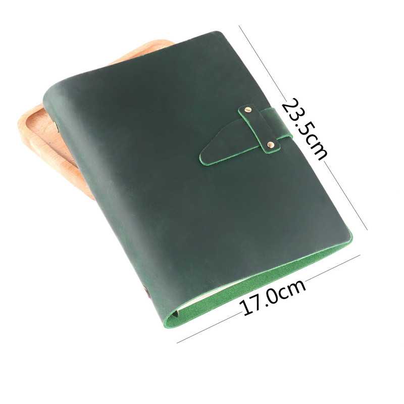 High Quality Vintage Genuine Leather Cover Notebook A5 Spiral Diary Ring Binder Journals Sketchbook Agenda Planner Stationery