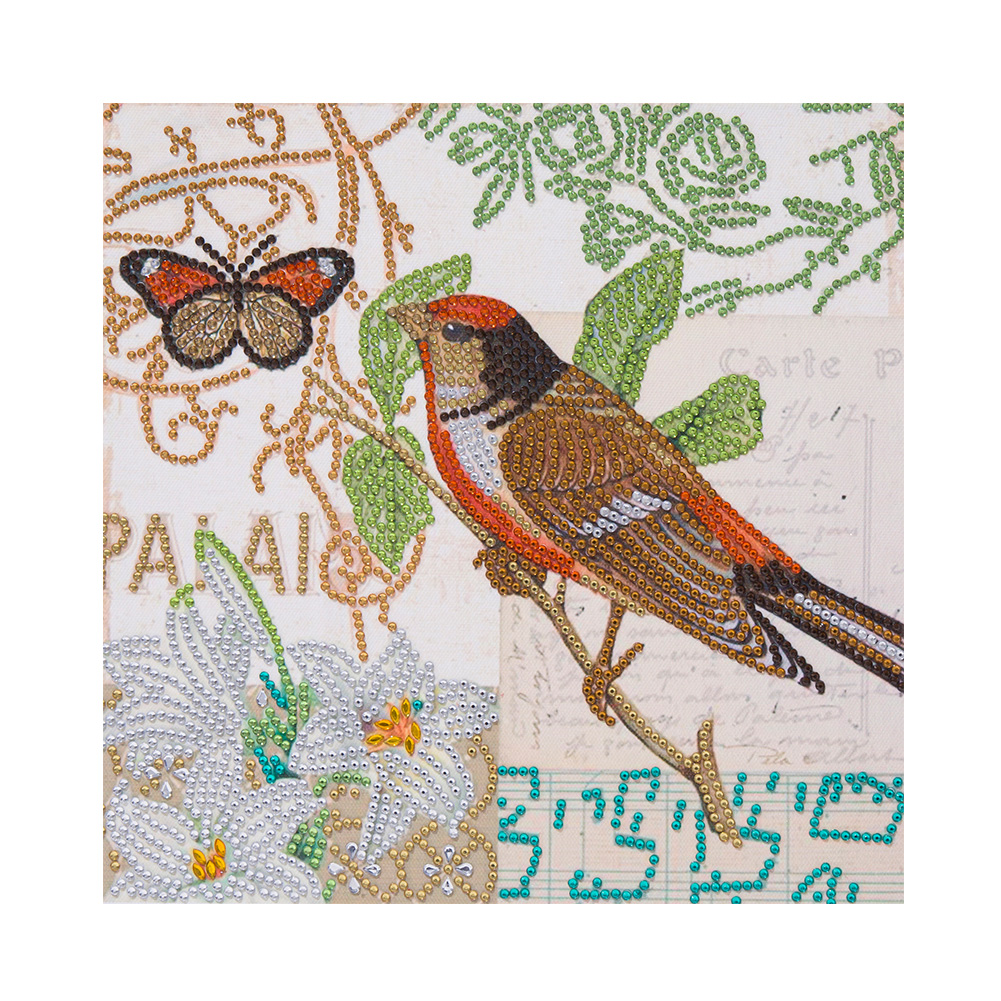 

Bird - Special Shaped Diamond Painting - 30*30CM, 501 Original