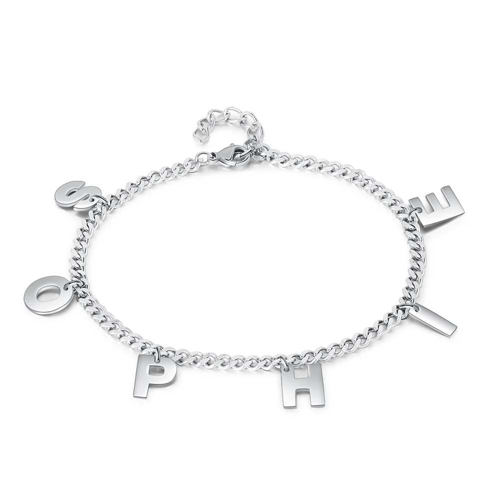Personalisierte Fußkettchen Strandschmuck Geschenke für Mädchen n1 Kettenmachen
