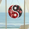 Acryl Yin Yang Diagramm der blühenden Rose - 5d DIY Handwerk Anhänger