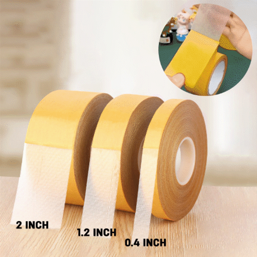 (🌲Early Christmas Sale- SAVE 49% OFF)Strong Adhesive Double-sided Fiberglass Mesh Tape