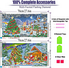 2Pack Xmas-Full Round Diamond Painting(70x40cm)