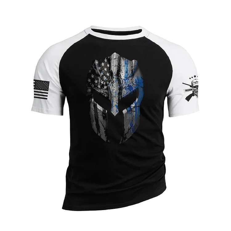 SPARTAN WARRIOR RAGLAN GRAPHIC TEE