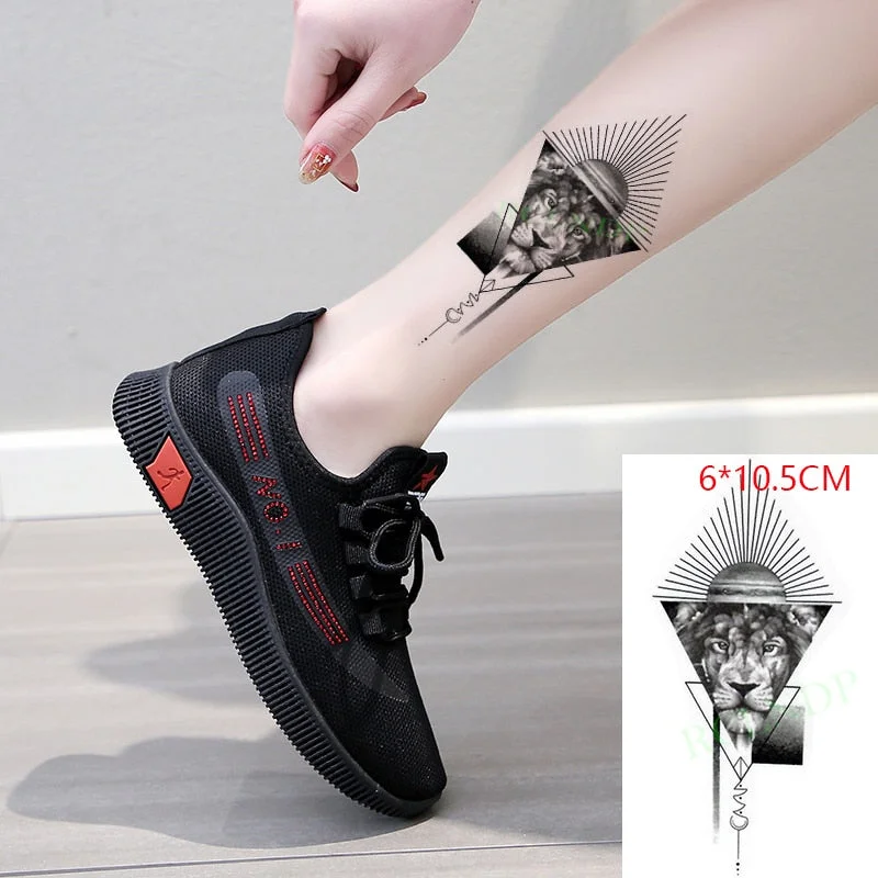 Temporary Tattoo sticker Alice In Wonderland Cheshire Cat Ink painting watercolor flash tatoo fake tatto for men women