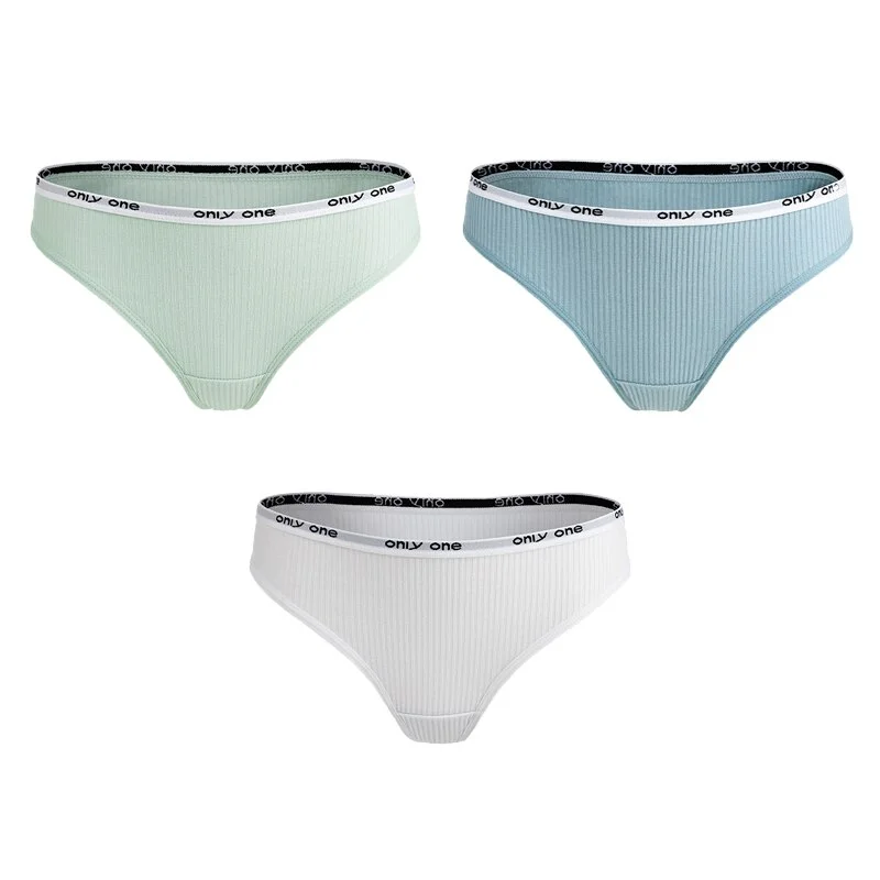 Billionm pcs/lot Cotton G-string Women Thongs S-4XL Sexy Panties Underpants Letter Femme Underwear Thong Design Pantys Lingerie