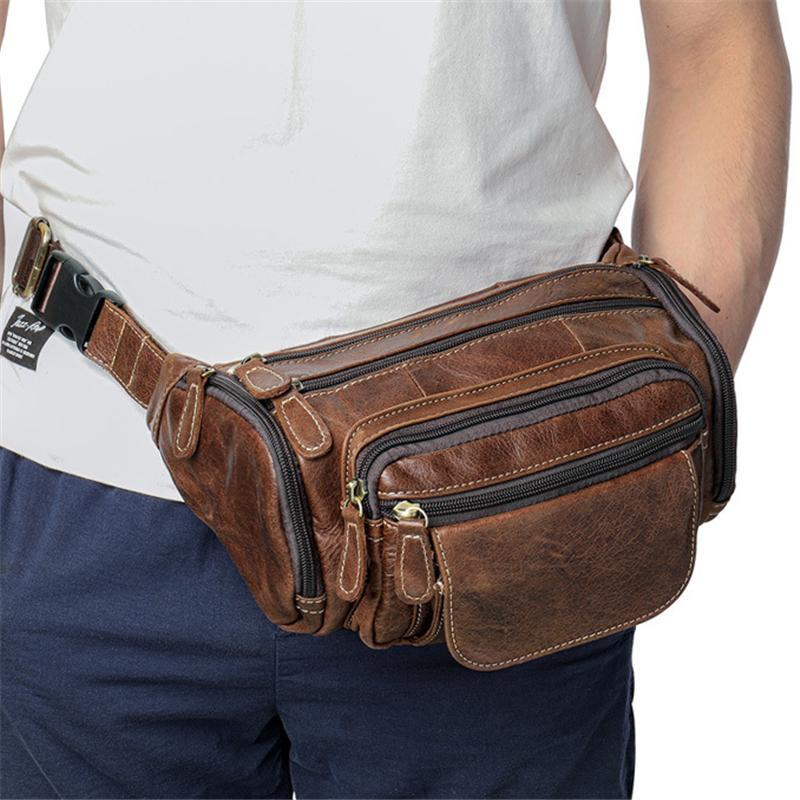 Mens Large Capacity Casual Hiking Multipurpose Crossbody Bags