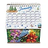 DIY Diamond Painting Special Shape Desktop Cabin Calendar Organizer Box Kit(Flower Bird)