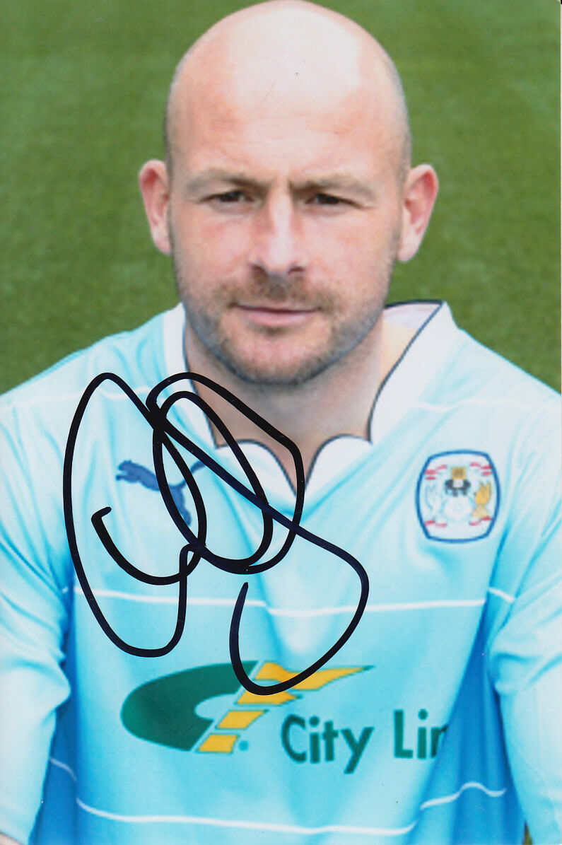 COVENTRY CITY HAND SIGNED LEE CARSLEY 6X4 Photo Poster painting 4.