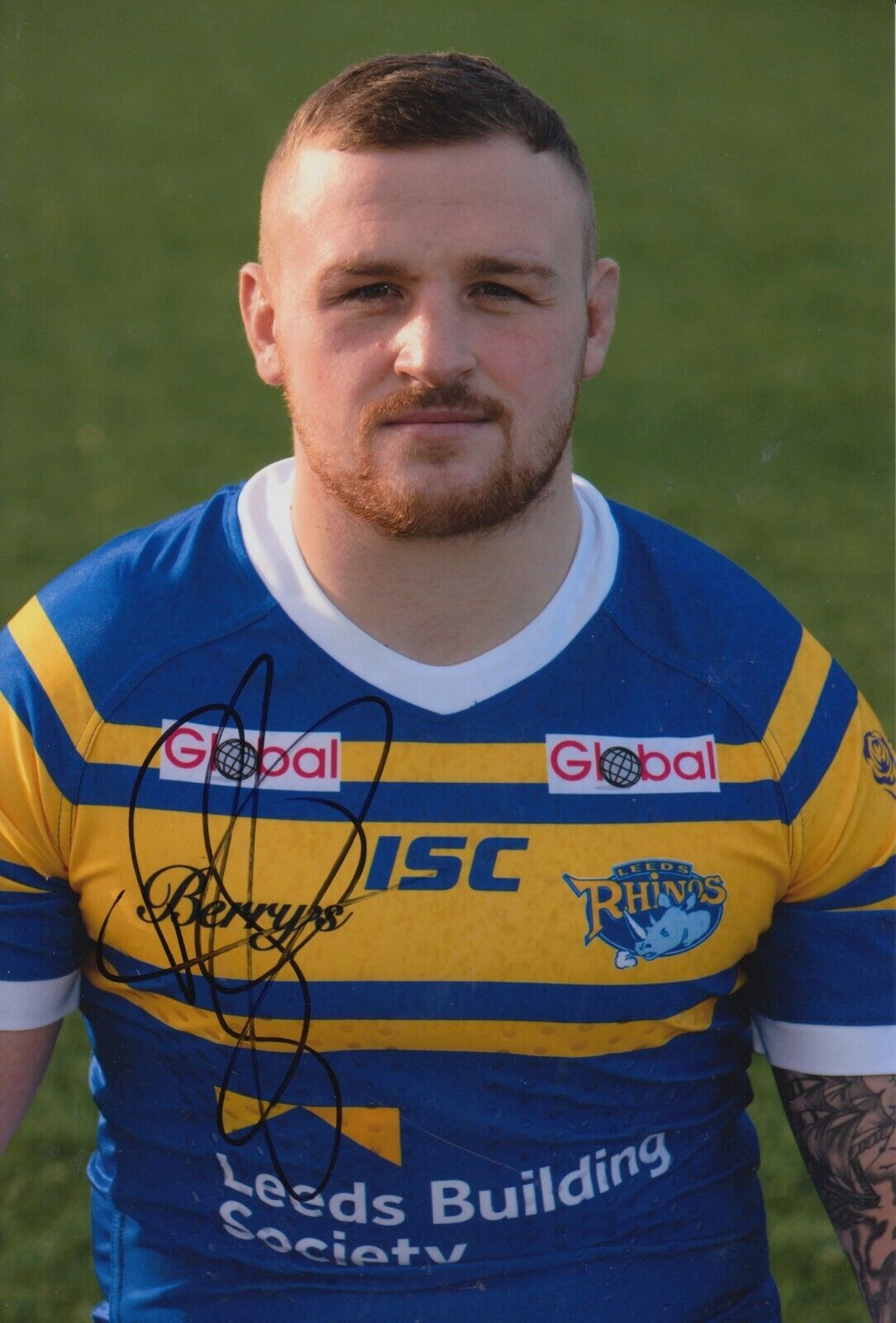 Brad Singleton Hand Signed 12x8 Photo Poster painting - Leeds Rhinos Autograph 1.