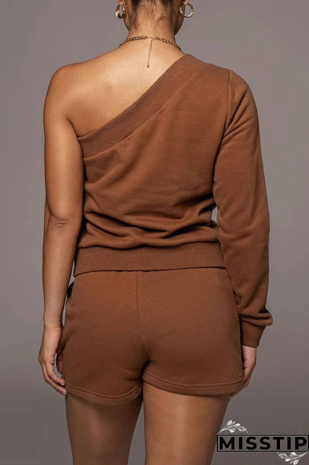 Black Casual Solid Patchwork Asymmetrical Oblique Collar Long Sleeve Two Pieces