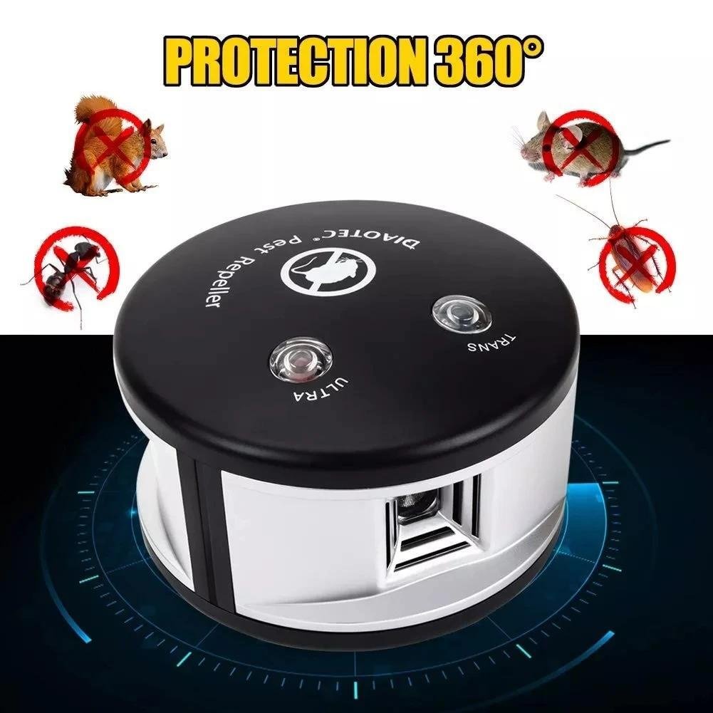 360 Degree Indoor Ultrasonic Mouse Repeller、、sdecorshop