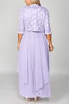 Plus Size Mother of The Bride Jacket Maxi Dress
