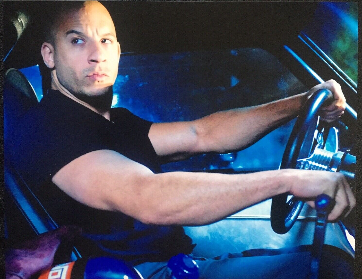 VIN DIESEL 8X10 Photo Poster painting FAST N THE FURIOUS / GROOT CELEBRITY Photo Poster paintingGRAPH