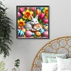 Diamond Painting-DIY Full Round Drill Easter Rabbit(40x40cm)