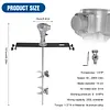 [US Local Warehouse] 50 Gallon Pneumatic Paint Mixer 1/2 HP 200L IBC Air Agitator With Support Hanger Paint Automatic Stirring Machine for Ink Resin Adhesive Che-mical Dissolution