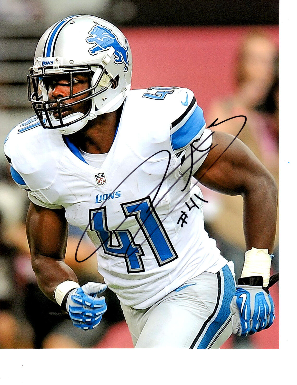 Theo Riddick Detroit Lions signed autographed 8x10 football Photo Poster painting Notre Dame b