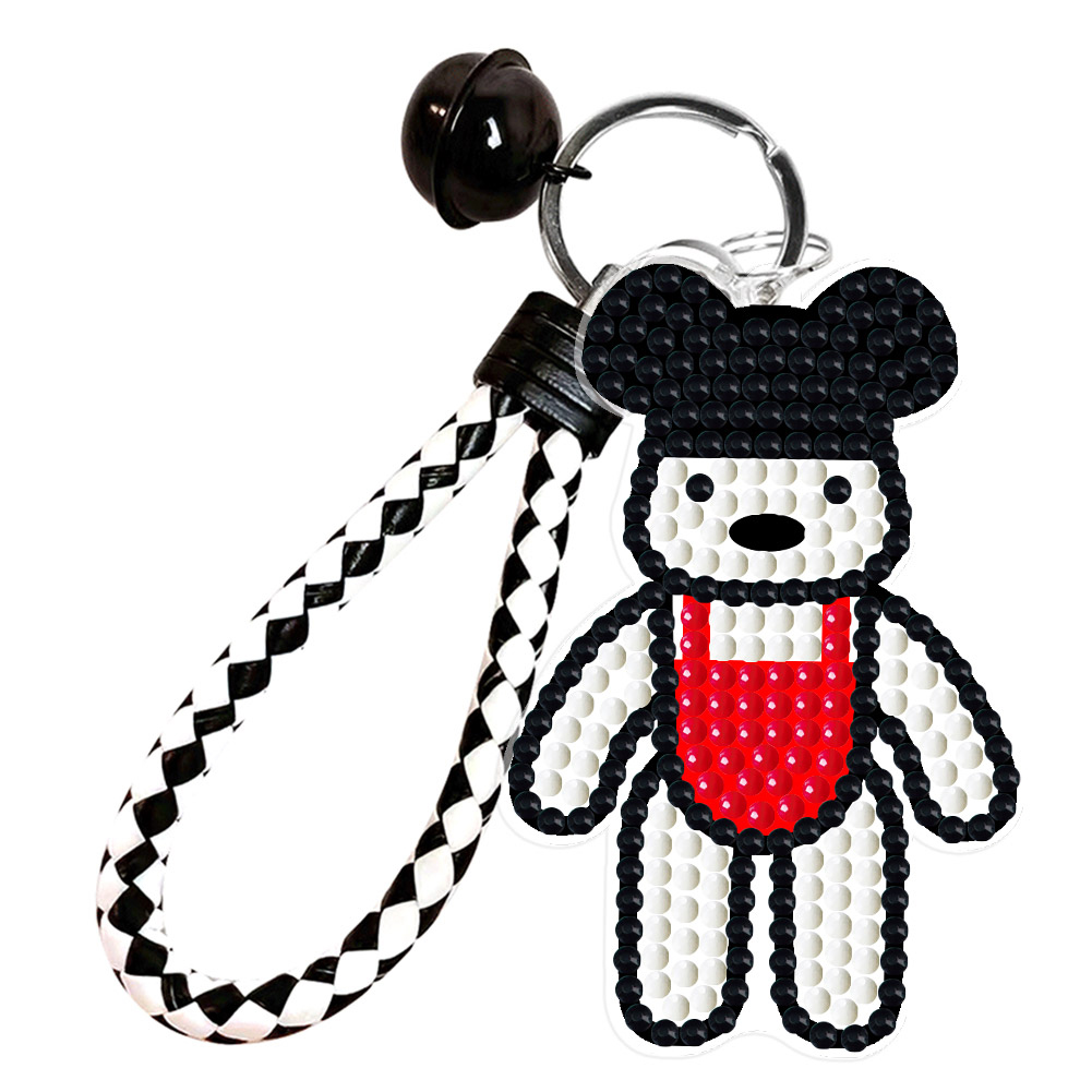 

1pcs Bear Double Sided - 5D DIY Craft Keychain, 501 Original