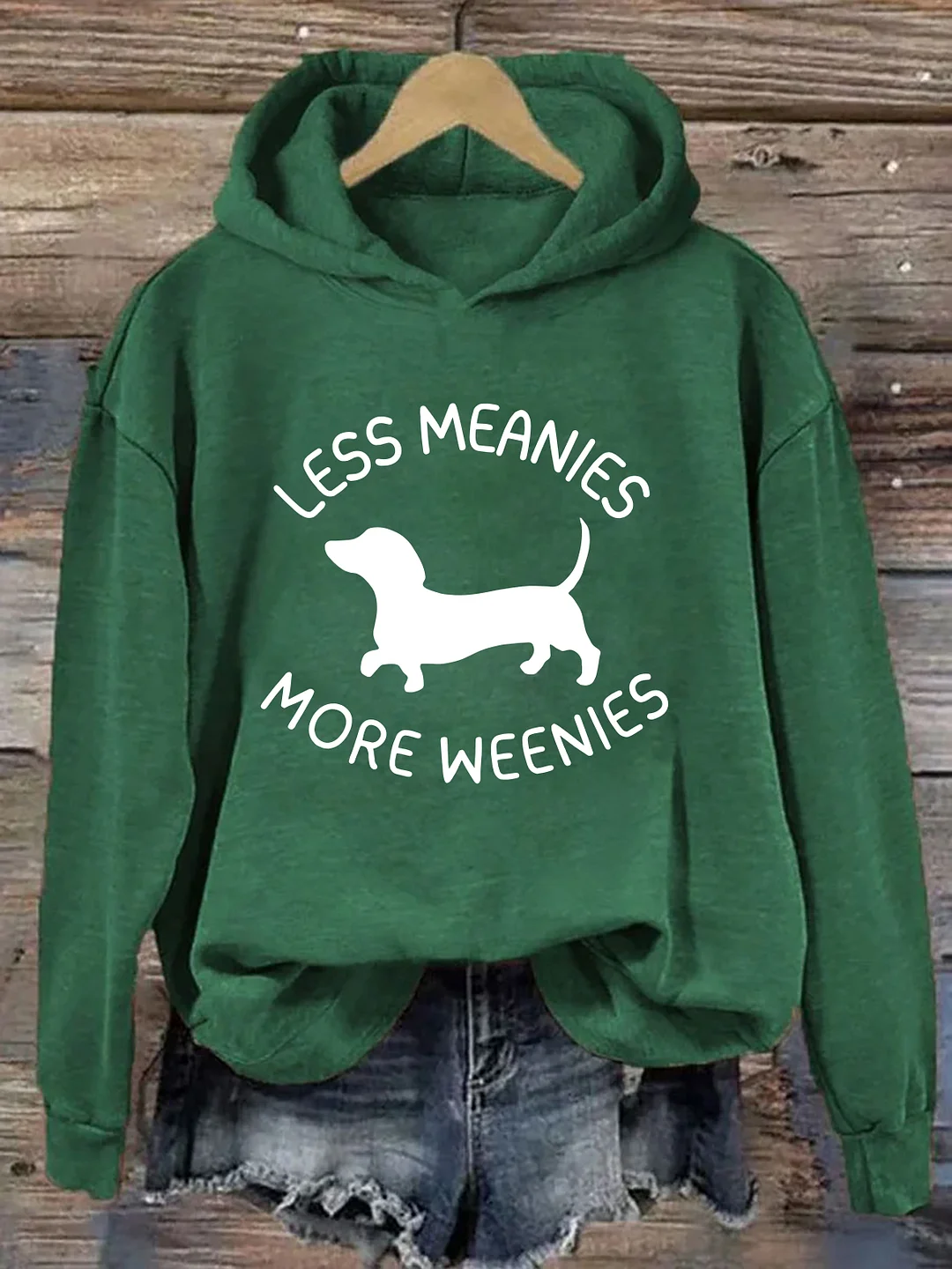 Less Meanies More Weenies Hoodie