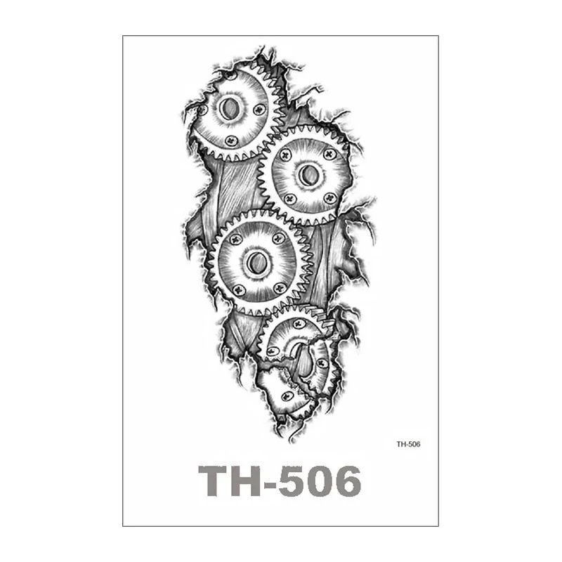 SDRAWING Temporary Tattoo For Women Sexy Tattoo Stickers Body Art Tattoo Chest Stickers Arm Tattoo Men Fashionable Fake Tatoo Cool Tattoo