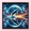 Whale-14CT Counted Cross Stitch 40*40cm/15.75*15.75in tapestrymarket
