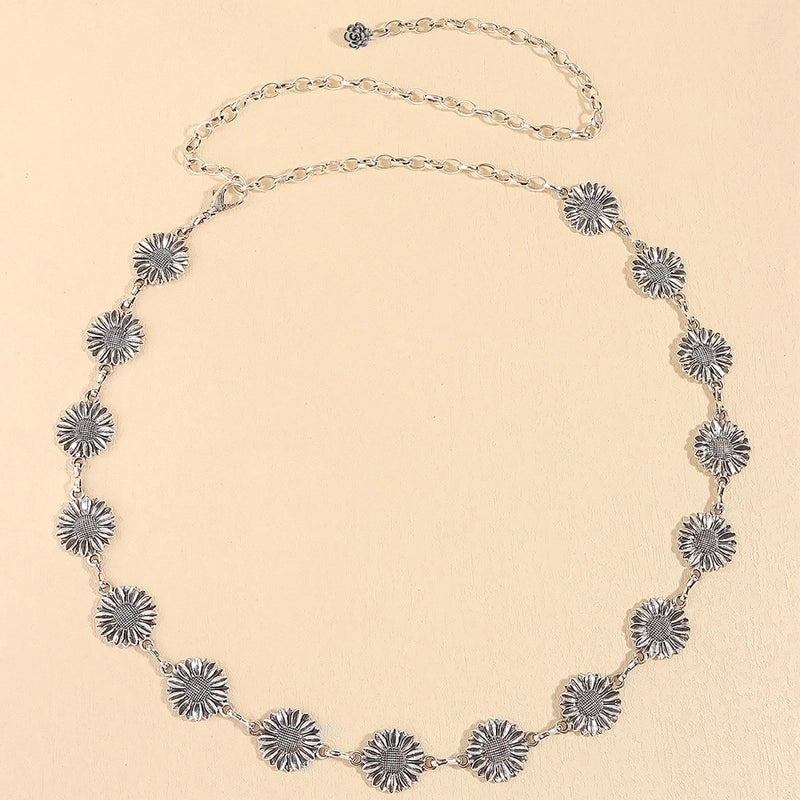 Casual Basic Punk Geometric Metal Unisex Chain Belts