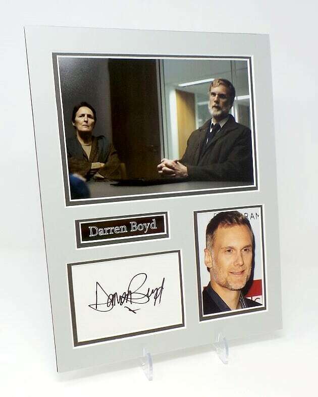 Darren BOYD Signed Mounted Photo Poster painting Display AFTAL COA Frank Haleton in Killing Eve