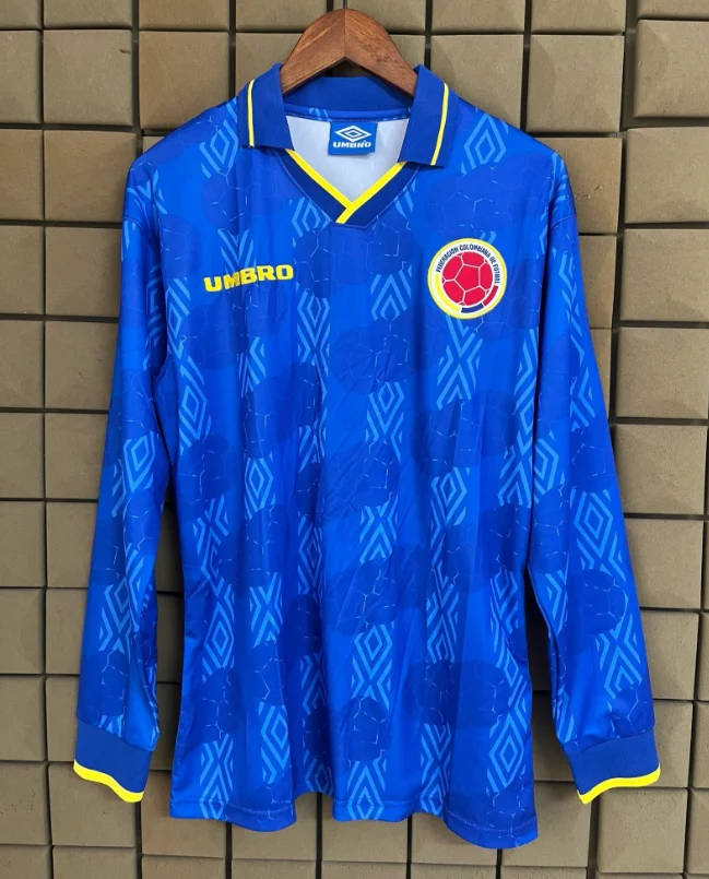 1994 Colombia away long-sleeved fan version